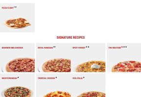 Boston Pizza menu