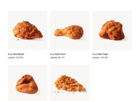 KFC menu