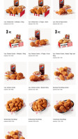 KFC menu