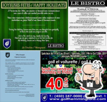 Club De Golf menu