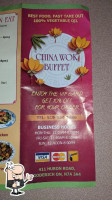 China Wok Buffet menu