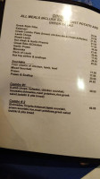 Sings Restaurant menu