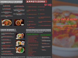 Culis Pho More menu