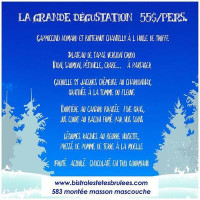 Les Têtes Brulées menu