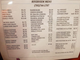 Riverview Chipstand menu