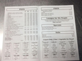 Double Best Pizza menu