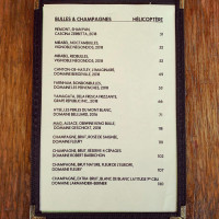 Hélicoptère menu