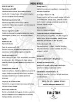 Bistro Evolution et traiteur menu