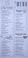 Le Zouk Resto Pub menu