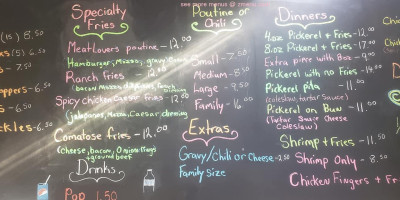 Rob's Fresh Cut Fries menu