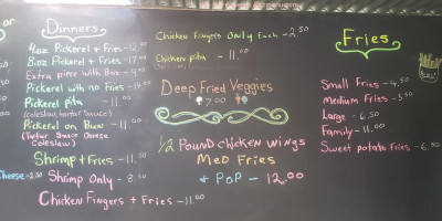 Rob's Fresh Cut Fries menu