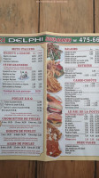 Pizza Delphi Sous-Marins menu