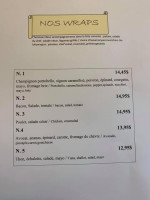 Délice Et Café menu