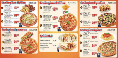 Pizza Mercier menu