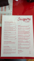 Inspire Cafe menu