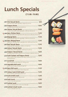 Nippon Sushi menu