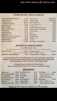 Zambelli's Leduc menu