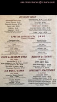 Zambelli's Leduc menu