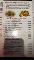 Chez Lien menu