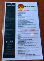 Spitfire Grill menu