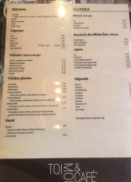 Toi Moi Et Cafe menu