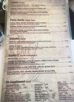 Toi Moi Et Cafe menu