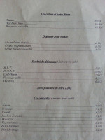 Resto-café Du Coin menu