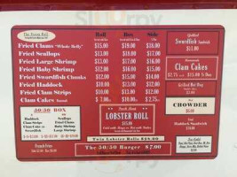 Zephyr Drive Inn menu