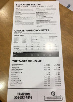 Pizza Delight menu