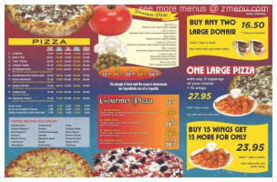 Capilano Pizzeria menu