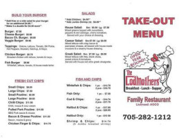 The Codmothers menu