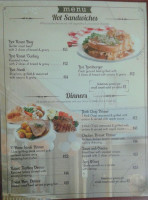 Hartery's Family Restaurant menu