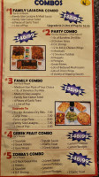 Venice House Pizza menu