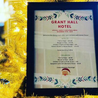 Grant Hall Dining Room & Lounge menu