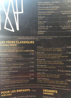 Mille Pates menu