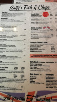 Salty's Fish And Chips menu