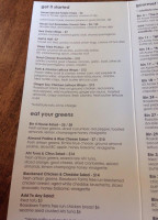 Bin 4 Burger Lounge menu