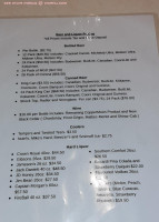 Coach's Corner Sports &grill menu