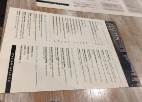 Italian Table menu