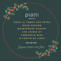 Piatti menu