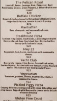 Pelican Lake Campground And Lounge menu