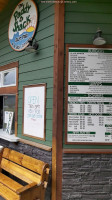 Paddy Shack menu