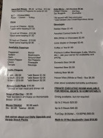 Captains Cove Cafe Carta