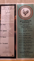 Pitchfork Eatery menu