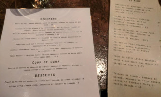 Le Cachottier Bistro Bar menu