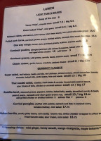 Gumboot Restaurant menu