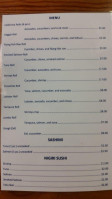 Soon Han's Sushi menu