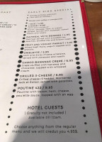 Gare 422 (anciennement Grillhouse 422) menu