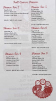 Full House menu