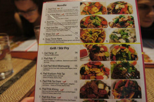 Sawaddee Thai Cuisine menu